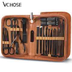 26 Pcs Professional Nail Cutter Pedicure Scissors Set Stainless Steel