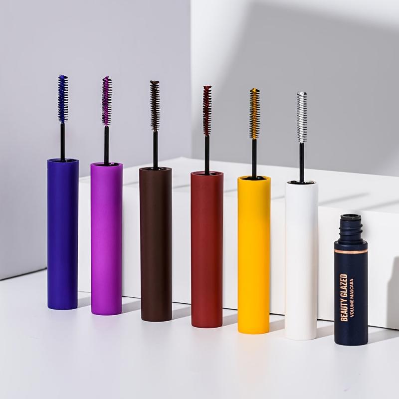 BEAUTY GLAZED 6 Colors Mascara Long Dye Eyelash Makeup