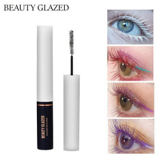 BEAUTY GLAZED 6 Colors Mascara Long Dye Eyelash Makeup