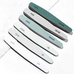 6 Pcs Double Side Sanding Buffer Block Nail File Set