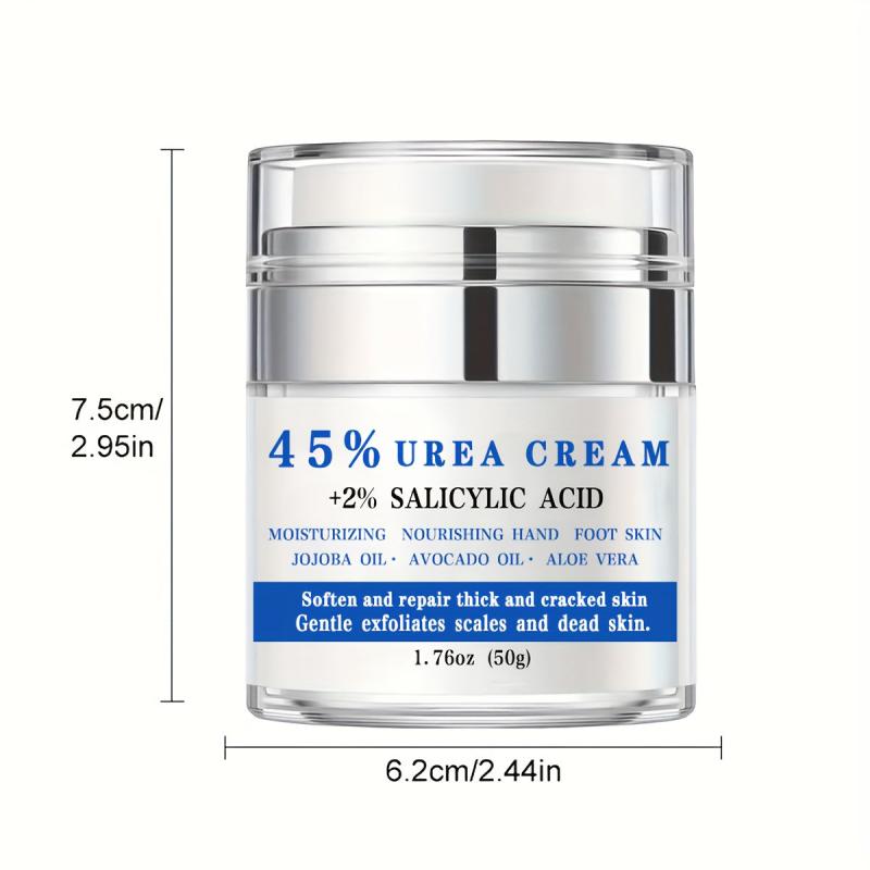 Urea Salicylic Acid Foot Cream Pump Dispenser Softens Thick Cracked Skin