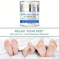 Urea Salicylic Acid Foot Cream Pump Dispenser Softens Thick Cracked Skin