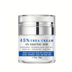 Urea Salicylic Acid Foot Cream Pump Dispenser Softens Thick Cracked Skin