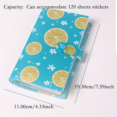 120 Slots Nail Art Sticker Storage Book