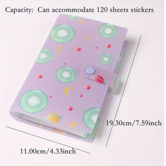 120 Slots Nail Art Sticker Storage Book