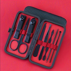 8pcs Stainless Steel Nail Clippers Kit with Eagle Hook