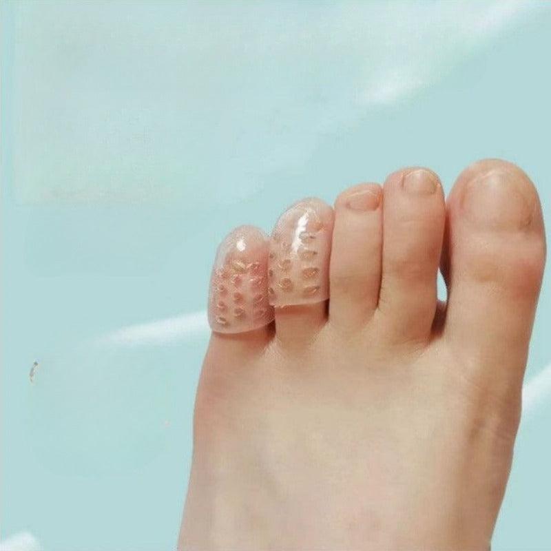 Clear Toe Protectors - Pain Relief for Toes - Soft and Comfortable - 2pcs