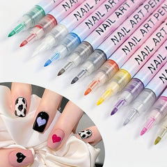 12pcs Nail Art Pens Set Nail Art Drawing Pen Nail Art Pens Manicure Polish