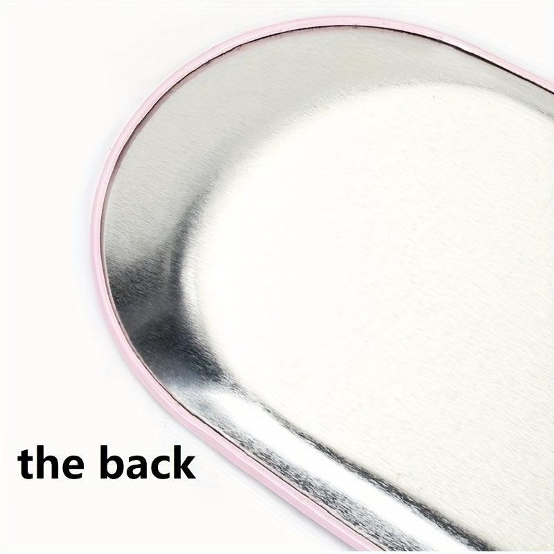 Stainless Steel False Nails Dish Tools Cosmetic Storage Tray