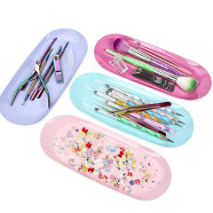 Stainless Steel False Nails Dish Tools Cosmetic Storage Tray