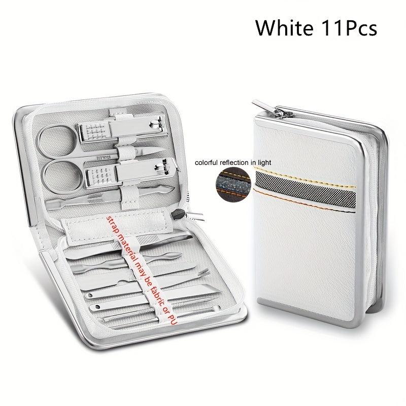 26 Pcs Manicure Set Stainless Steel Nail Clippers Cuticle Nipper Pedicure Care