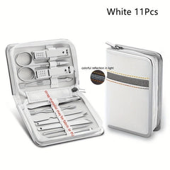 26 Pcs Manicure Set Stainless Steel Nail Clippers Cuticle Nipper Pedicure Care