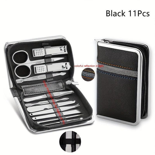 26 Pcs Manicure Set Stainless Steel Nail Clippers Cuticle Nipper Pedicure Care