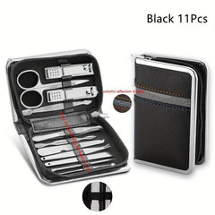 26 Pcs Manicure Set Stainless Steel Nail Clippers Cuticle Nipper Pedicure Care
