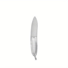 Stainless Steel Double sided Nail File Feather Manicure Nail File Nail Tool