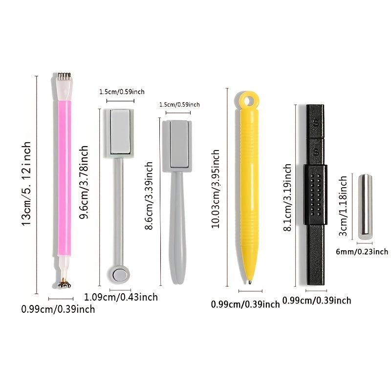 Magnetic Flower Nail Pen 3D Cat Eye Gel Polish Nail Art
