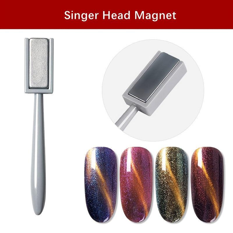 Magnetic Flower Nail Pen 3D Cat Eye Gel Polish Nail Art