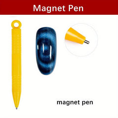 Magnetic Flower Nail Pen 3D Cat Eye Gel Polish Nail Art