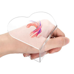 Heart Shape Foundation Art Palette Nail Art Palette Salon Manicure Tool