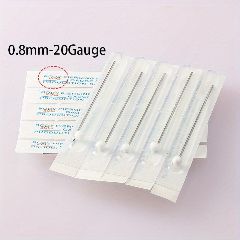 5pcs Sterile Disposable Piercing Needles for Safe Body Piercing