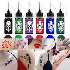 Professional Tattoo Ink Set for Body Art