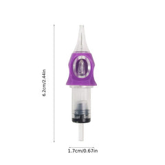 5pcs Tattoo Cartridge Needles Disposable Standard Round Liner For Tattoo Artists