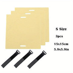 3pcs Blank Tattoo Practice Skin Double Sides for Microblading Practice