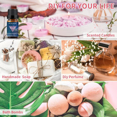 10ml Peach Fragrance Oil for Aromatherapy Diffuser Candle Soap Making