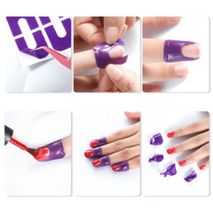 U Shape Nail Polish Protector Plastic Latex Nail Polish Barrier