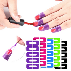 U Shape Nail Polish Protector Plastic Latex Nail Polish Barrier