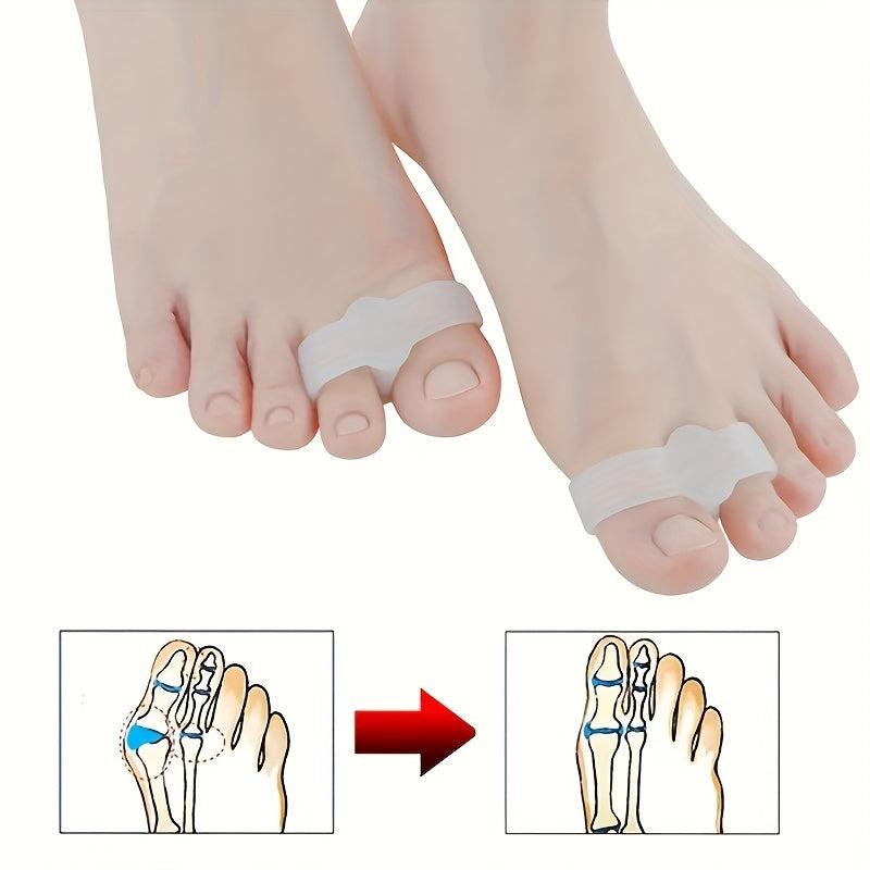 10pcs Double Ring Toe Protector for Painful Toe Problems