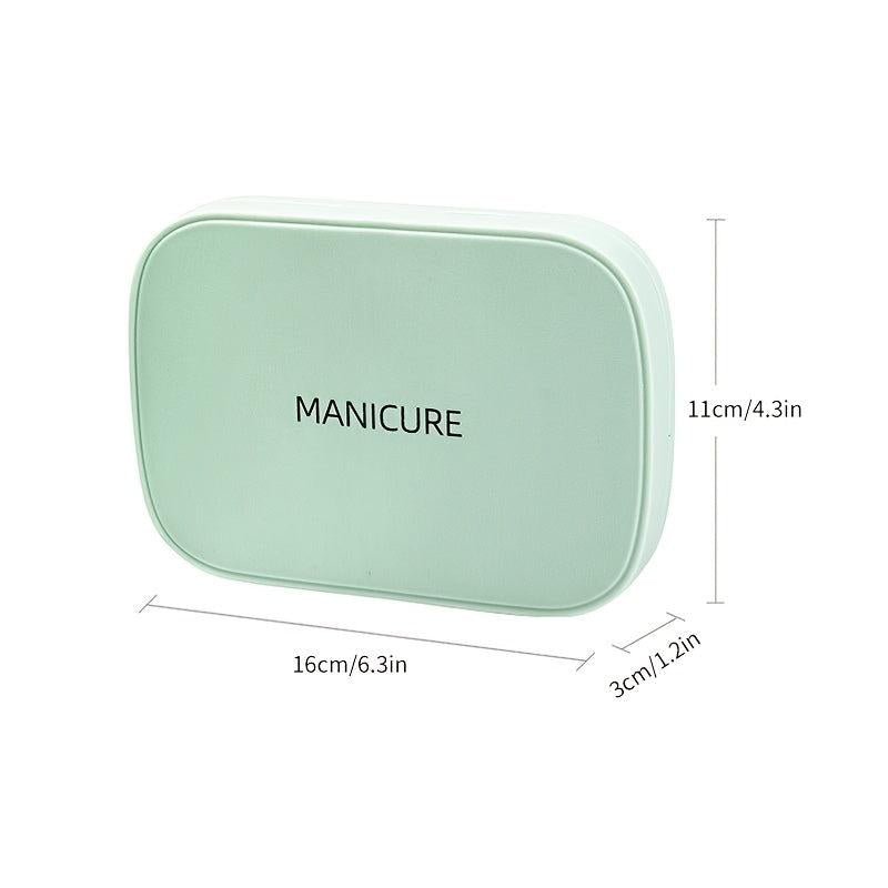 18 Pcs Stainless Steel Nail Cutter Pedicure Kit With Stylish Case