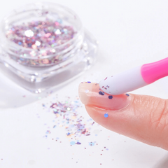 3pcs Embossed Nail Push Decals - Promote Healthy Nail Growth