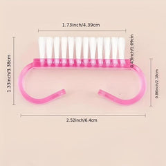 2pcs Nail Brush Manicure Pedicure Tools Kit