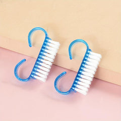 2pcs Nail Brush Manicure Pedicure Tools Kit