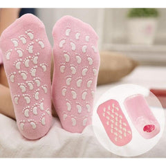 Moisturizing Gloves Socks for Dry Hand Foot Enhances Lotions Pink