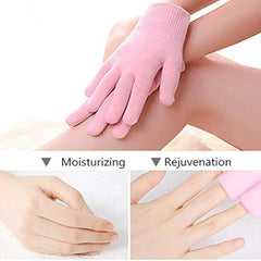 Moisturizing Gloves Socks for Dry Hand Foot Enhances Lotions Pink