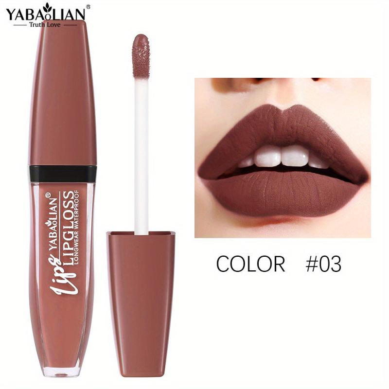 Nude Creamy Lip Glaze Matte Liquid Lipstick Waterproof Long Lasting