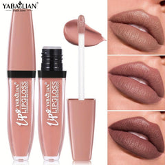 Nude Creamy Lip Glaze Matte Liquid Lipstick Waterproof Long Lasting