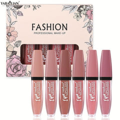 Nude Creamy Lip Glaze Matte Liquid Lipstick Waterproof Long Lasting