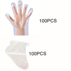 100pcs Moisturizing Pedicure Foot Mask Cover Prevents Dry and Cracked Feet