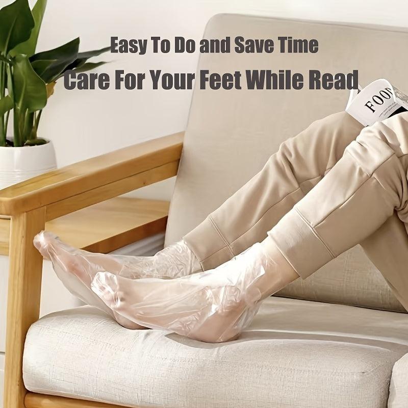 100pcs Moisturizing Pedicure Foot Mask Cover Prevents Dry and Cracked Feet