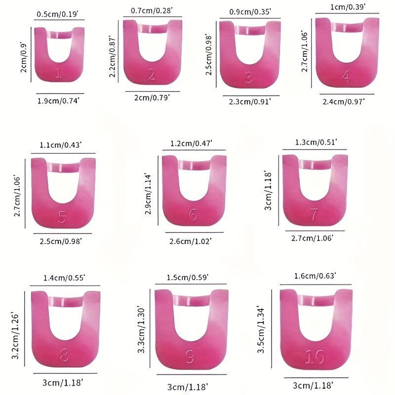 Spill Proof Nail Polish Protector U Shape - Reusable Finger Guard for Nail Art