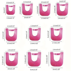 Spill Proof Nail Polish Protector U Shape - Reusable Finger Guard for Nail Art