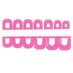 Spill Proof Nail Polish Protector U Shape - Reusable Finger Guard for Nail Art