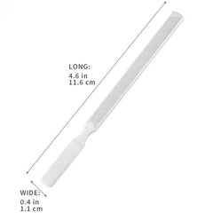 Stainless Steel Nail File Double Sided Sandpaper