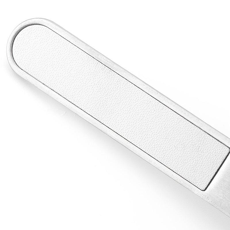 Stainless Steel Nail File Double Sided Sandpaper
