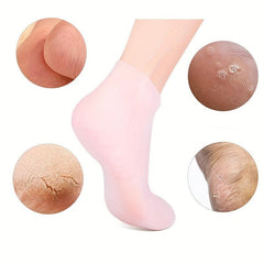 Moisturizing Socks for Dry Feet Overnight Spa Socks Silicone Moisture Enhancing