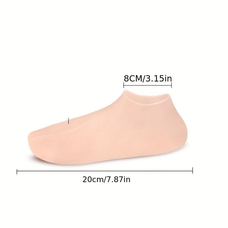 Moisturizing Socks for Dry Feet Overnight Spa Socks Silicone Moisture Enhancing