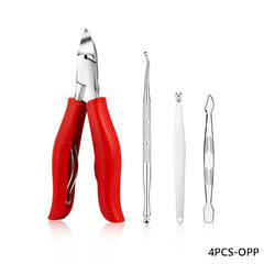 Stainless Steel Pedicure Set Toe Nail Clippers Nippers Dead Skin Remover